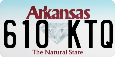 AR license plate 610KTQ