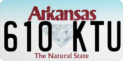 AR license plate 610KTU