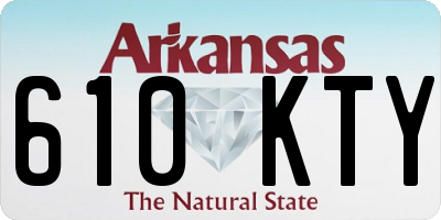AR license plate 610KTY