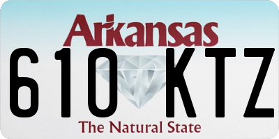 AR license plate 610KTZ