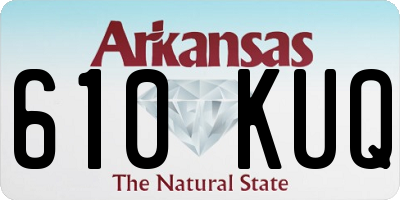 AR license plate 610KUQ