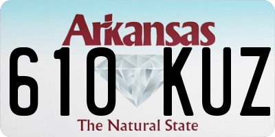 AR license plate 610KUZ