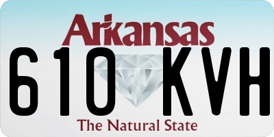 AR license plate 610KVH
