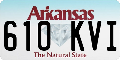 AR license plate 610KVI