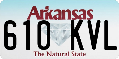 AR license plate 610KVL