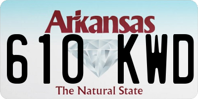AR license plate 610KWD