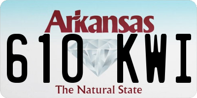 AR license plate 610KWI
