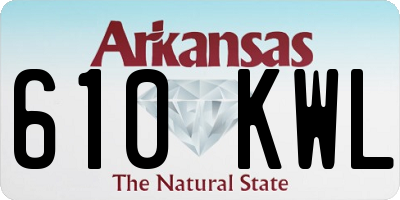 AR license plate 610KWL