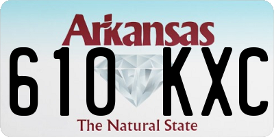 AR license plate 610KXC