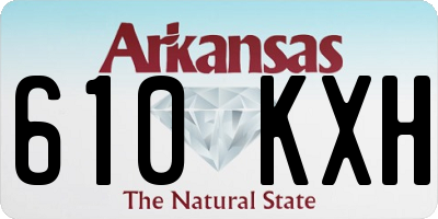 AR license plate 610KXH