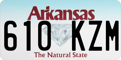 AR license plate 610KZM