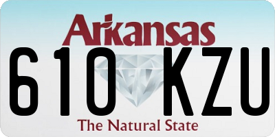 AR license plate 610KZU