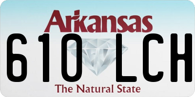 AR license plate 610LCH