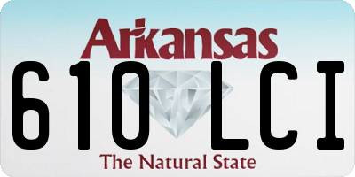 AR license plate 610LCI