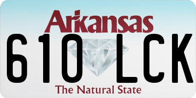 AR license plate 610LCK