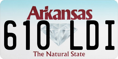 AR license plate 610LDI