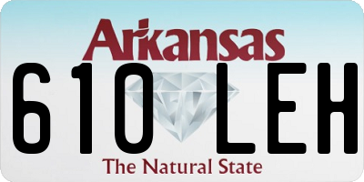 AR license plate 610LEH