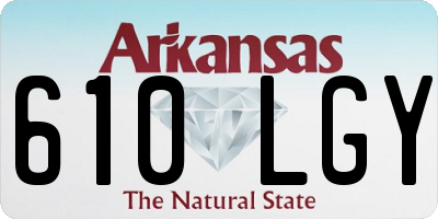 AR license plate 610LGY