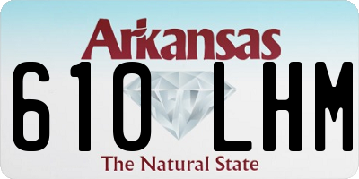 AR license plate 610LHM
