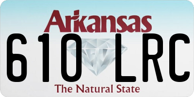 AR license plate 610LRC