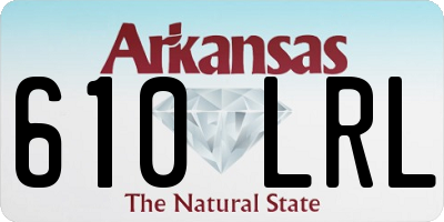 AR license plate 610LRL