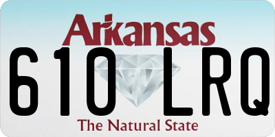 AR license plate 610LRQ