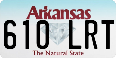 AR license plate 610LRT