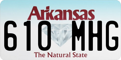 AR license plate 610MHG