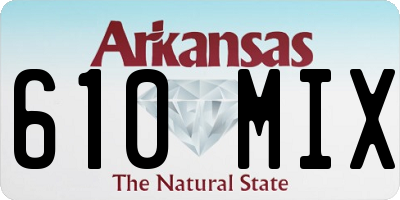 AR license plate 610MIX