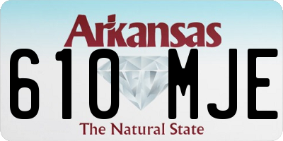 AR license plate 610MJE