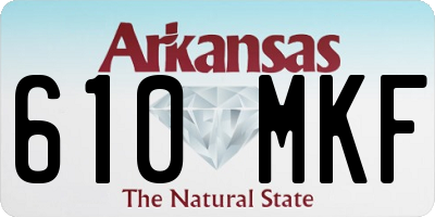 AR license plate 610MKF