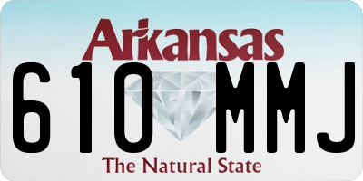 AR license plate 610MMJ