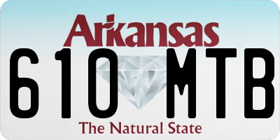 AR license plate 610MTB
