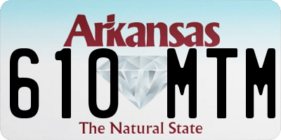 AR license plate 610MTM