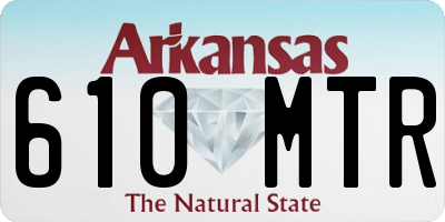 AR license plate 610MTR