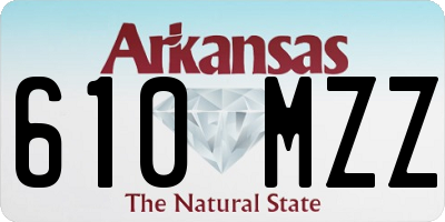 AR license plate 610MZZ