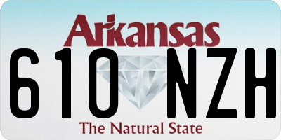 AR license plate 610NZH