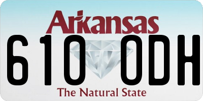 AR license plate 610ODH