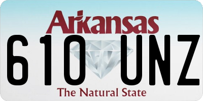 AR license plate 610UNZ