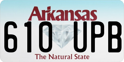 AR license plate 610UPB