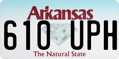 AR license plate 610UPH