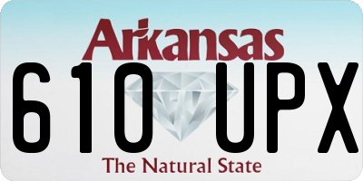 AR license plate 610UPX