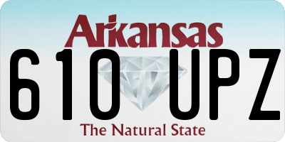 AR license plate 610UPZ