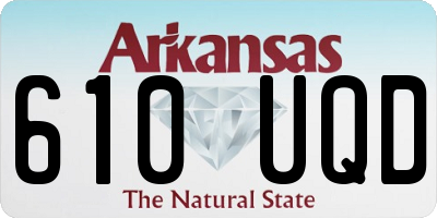 AR license plate 610UQD
