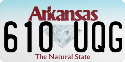 AR license plate 610UQG