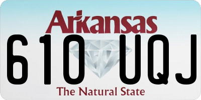 AR license plate 610UQJ