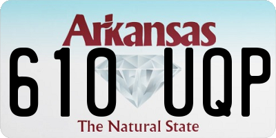 AR license plate 610UQP