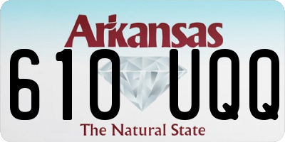 AR license plate 610UQQ