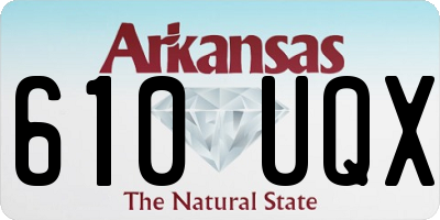 AR license plate 610UQX