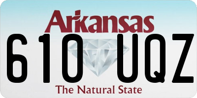 AR license plate 610UQZ